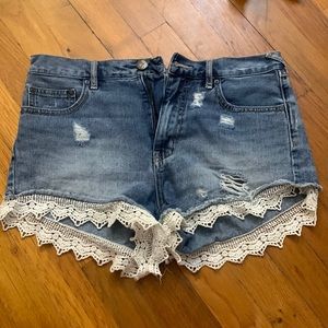 Free people Jean shorts